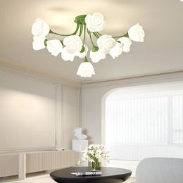 Candelier de techo nórdico Soporte de lámparas LED modernas Luces LED modernas para el comedor del dormitorio de la sala de estar AC110-220V