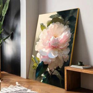 Nordic Classic Aesthetics Wall Art Pink Flowers Hd Huile sur toile Affiches et imprimés Home Chambre Living Living Decoration Cadeaux