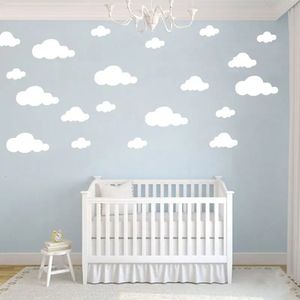 Nordic Cloud Wall Autocollant PVC Room pour enfants amovible bébé maternelle de jardin d'enfants Affiches Decor