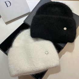 Nordic Cold Winter Coie de lapin chaud Chapeau tricoté russe épaissie plus édition en peluche Protection d'oreille pour femmes