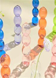 Nordic Creative Glass Bubble Vase Flower Arrange