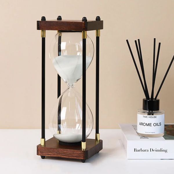 Nordic Creative Retro Hablass 45/60 MINUTES MINURES TIMER TV PORCE DÉCORATIONS SAND CORCOS BURE