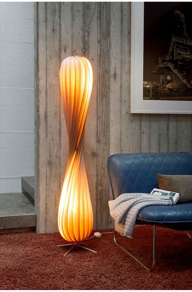 Créativité nordique Art en bois lampadaire LED moderne hôtel salon décor à la maison canapé coin lampe sur pied chambre lampe de chevet