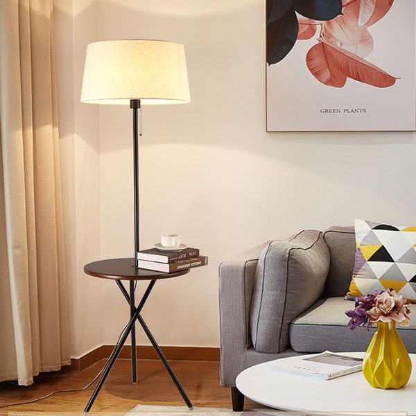 Lampadaires nordiques table basse de mode moderne E27 LED support en fer pour salon chambre étude hôtel café