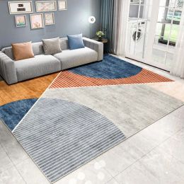 Nordic géométrique salon grand espace tapis de chambre à coucher décor de chambre à coucher de tapis durable