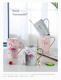 Tasse en céramique Instagram nordique, tasse, cadeau portable