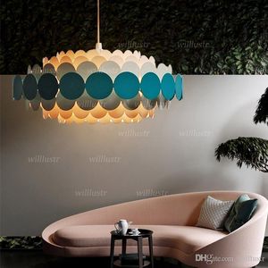 Noordse ijzeren hanger lamp macaron kleurophanging licht hotel kinderkamer slaapkamer kinderkamer kleuterschool moderne ophanging verlichting