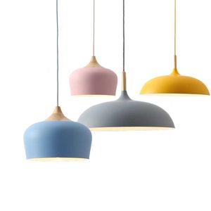 Noordse verlichtingsarmaturen Restaurant E27 Pendant Cafe Bar Macarons Lighting Hangende lampen AA230407