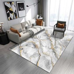 Nordique lumière luxe marbre salon tapis chambre Art abstrait chevet tapis cuisine antidérapant balcon étude tapis porche tapis HKD230829