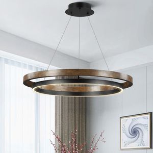 Noordse lichte luxe minimalistische kroonluchters eetkamer kroonluchter led slaapkamer woonkamer moderne ringlichten