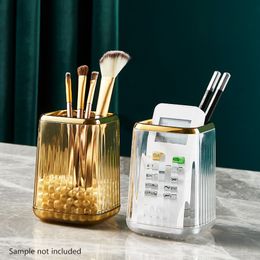 Nordic Light Luxury Style Pen Holder Office Desktop Stationery Organizer Box Ins Boys Girls Make -Up Brush Desk Accessoires 1PCS