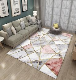 Nordic Living Room Carpet 3D Match Children Tapis Kids Decoration Grand Home Coupchage Boute de chambre Chat de chevet Carpets4869178