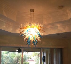 Lustre suspendu de luxe nordique moderne esthétique lave plafonniers en verre de Murano lampe à suspension de couleur teintée artistique