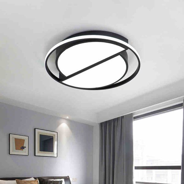 Nordique minimaliste couloir d'entrée créatif petit plafonnier lumières postmodernes luxe allée lampe forme acrylique Led lampes d'intérieur