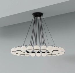 Noordse minimalistische glazen schaduwring moderne led hanglampen luster woonkamer eetkamer huis decor slaapkamer hangende lamp armatuur