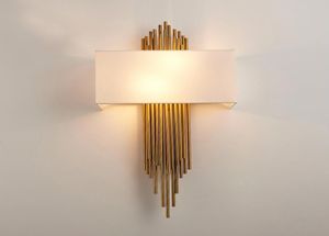 Nordic Moderne Gouden Wandlamp Led Sconces Luxe Wandlampen voor Woonkamer Slaapkamer Badkamer Thuis Binnenverlichting Decor4865466