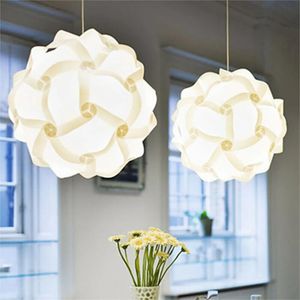 Nordique moderne Iq Puzzle boule abat-jour salon cadeau éclairage lampe lampe nordique décoration de noël pendentif lumière ombre jeu