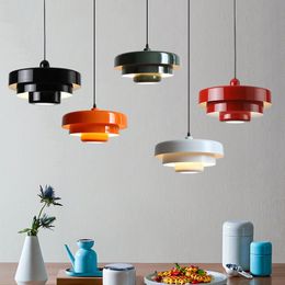 Nordic Pendant Light Iron E27 Home Decorative Hanging Lamps for restauan chambre salon Coffee Macaron Indoor LED Éclairage