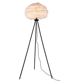 Nordic Postmoderne Veer Vloerlampen Eenvoudige Tripod Vloerlamp Slaapkamer Woonkamer Sofa Prinses Meisje Bedtjes Feiguang