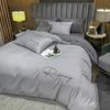 Ensemble de literie de broderie de ponçage nordique Single Queen King 220x240 Couvre-couches solides simples linge de lit de lit de lit de lit de lit 220505