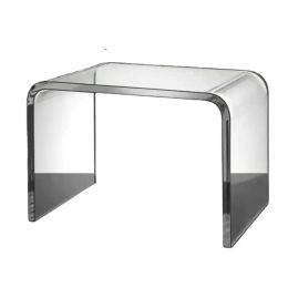 Noordse eenvoudige acryl transparante schoen veranderen ontlasting Living Room slaapkamer gepersonaliseerde make -up kruk stoel multifunctionele tafel