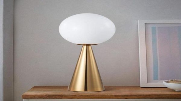 Lampe de table boule de verre simple nordique moderne en fer forgé chambre chevet led lampe de lecture salon bureau étude lampes de bureau4839145