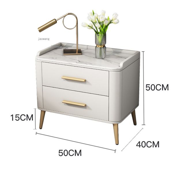 Nordic Solid Wood Bedside Table Hotel Living Shoom The Nightstands Simple Modern Bedroom Furniture Petit appartement Armoire de chevet MC