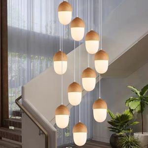 Designer Nordic creatieve enkele kop graan moer hanglampen restaurant slaapkamer nachtkastje mode hanglampen glas