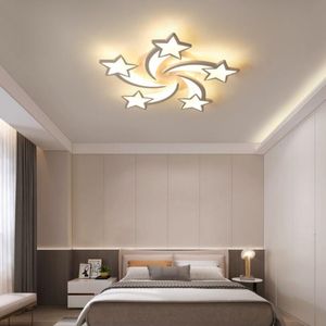 Estilo nórdico creativo iluminación de techo led dormitorio niños meteoro romántico sala de bodas iluminación sala de estar atmosférica lámpara de hogar