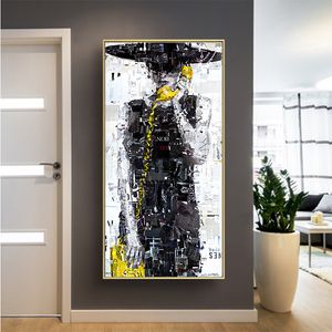 Style nordique Cuadros Wall Art photo Romantique Impressions Sur Toile Peinture Abstrait Calling Girl pour Filles Chambre Salon Noframe