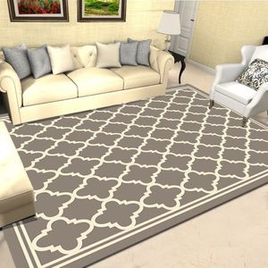 Style nordique géométrique 3D imprimé tapis grande taille haute qualité maison tapis moderne salon tapis épaissir salon tapis Art Decor2742