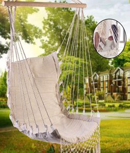 Hamac de style nordique Hamac en plein air meuble intérieur swing chaise suspendue pour enfants dortoir de jardin adulte chaise de sécurité unique D19011707732487