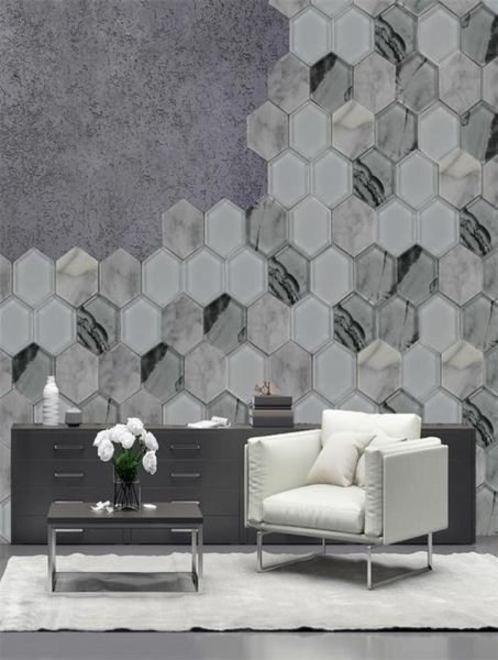 Estilo nórdico Cerámico mixto Cerámico Hexagonal Cerámica completa Cerámica Pequeña Hexagonal Baño Inicio inodoros Nonslip Frosted Frosted Tile59951405