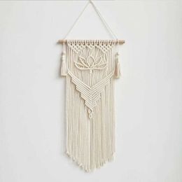 Nordic Tapestry Macrame Boho Bohemian chic muur opknoping decoratie katoen geweven kunst esthetic room decor ornamenten 210609