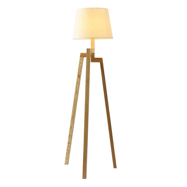 Lampadaires verticaux nordiques designer créatif journal salon lampe sur pied style simple lampe d'étude lampadaire en bois sur pied 110-240