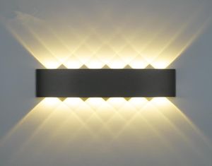 Nordic Wall Lamp IP65 LED Aluminium Outdoor Up Opp Wall Lights Modern voor thuisrap slaapkamer bedkamer bed badkamer verlichting 2pcsSet6899430