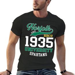 Norfolk my hbcu orgulloso amor universitario spartans spartans camisetas divertidas camisetas de verano top llay colmena masculina camisetas gráficas anime 240419