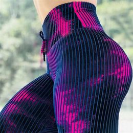 Normov Dames Push Up Leggings Hoge Taille Polyester Abstracte Lijnen Afdrukken Jeggings Sexy Slanke Elastische Training 211215