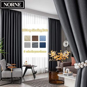 Norne-Thermal Isulater Blackout Curtain stores pour le salon Traitement des fenêtres Rideau pour la taille de la chambre à coucher sur mesure 240426