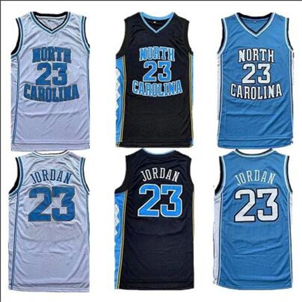 North 2024NCAA Carolina Basketball Jerseys Tar Heels 23 Michael Stitched Jersey UNC College Man Negro Blanco Azul Hombres cosidos