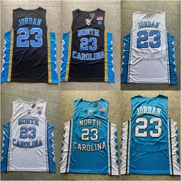 Jerseys de baloncesto de Carolina North Carolina NCAA Basketball 23 Michael College Jersey Laney Bucs High School Jerseys todas cosidas