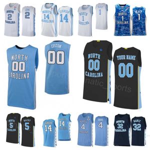 Caroline du Nord Tar Heels 11 DMarco Dunn Jerseys College Basketball 2 Caleb Love 5 Armando Bacot 4 R.J Davis 32 Pete Nance 1 Leaky Black 14 Puff Johnson Stitch University