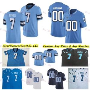 Camisetas de fútbol americano universitario de Carolina del Norte Tar Heels UNC Drake Maye Omarion Hampton Sam Howell J.J. Jones Británico Brooks Paysour Cedric Gray Kaimon Rucker Amari Gainer