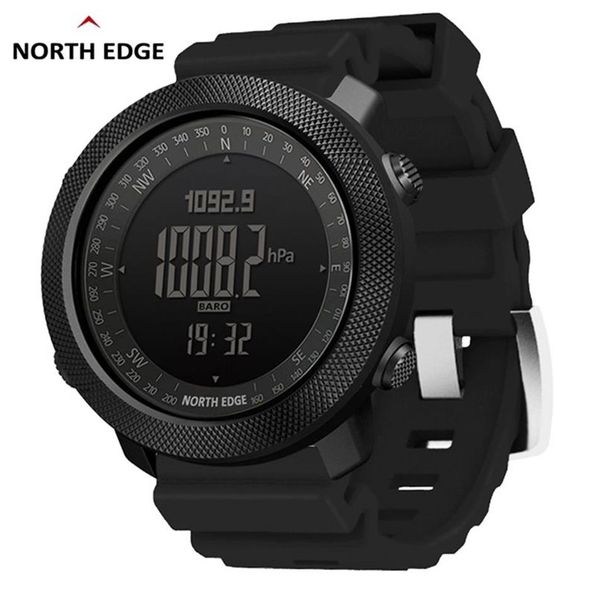 NORTH EDGE altimètre baromètre boussole hommes montres numériques sport course horloge escalade randonnée montres étanche 50 M 220421329k
