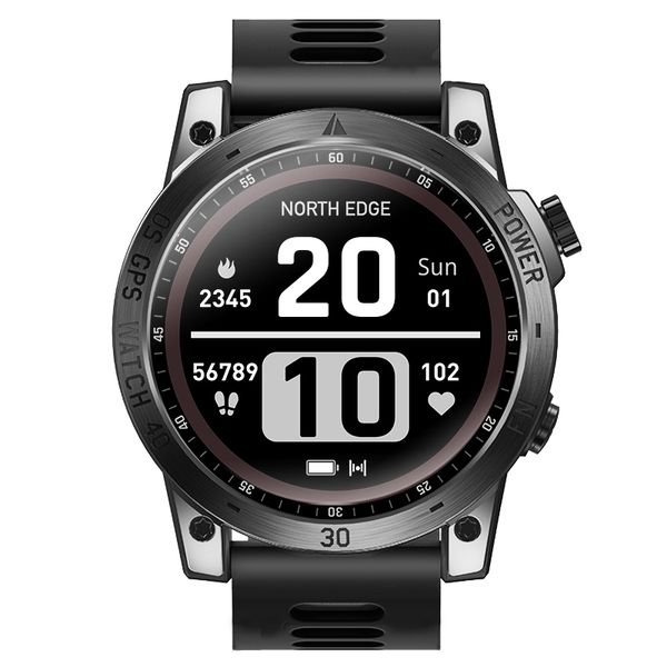 North Edge Cross Fit3 GPS Watches Men Sport Watch HD AMOLED Display Smartwatch para hombres aleación macho IP68 Silica Gel Round Ltd.