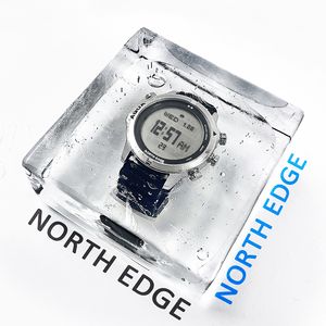 NORTH EDGE Outdoor Sport Professionele Waterdichte Scuba Gratis Duiken 50 M Computer Horloge Met NDL Tijd Hoogtemeter Barometer Kompas