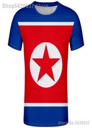 NOORD-KOREA t-shirt diy op maat gemaakte naam nummer prk tshirt natie vlag kp Koreaanse land DVK college print po kleding 22079257972