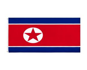 Drapeau nord-coréen pour la décoration commerciale Direct Factory Whole 3x5fts 90x150cm Banner en polyester usage extérieur intérieur 3873950