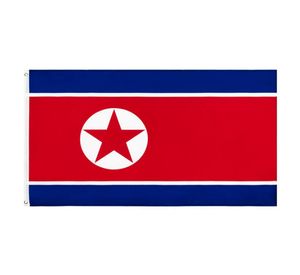 Noord-Koreaanse vlag voor decoratie Retail Direct Factory Hele 3x5Fts 90x150cm Polyester Banner Binnen Buiten Gebruik3182790