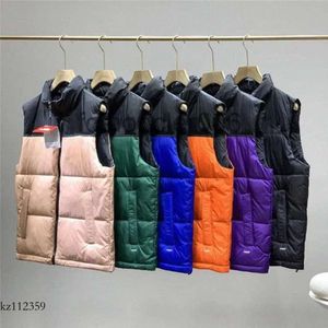 North Hommes Hiver Gilet Sans Manches Femmes Doudoune Couples Parka Extérieur Chaud Plume Tenue Outwear Gilets Multicolores Visage 3Xl F4f7